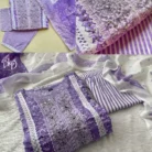 Purple Printed Anarkali Suit with Dupatta for Women - Traditional Indian Ethnic Wear